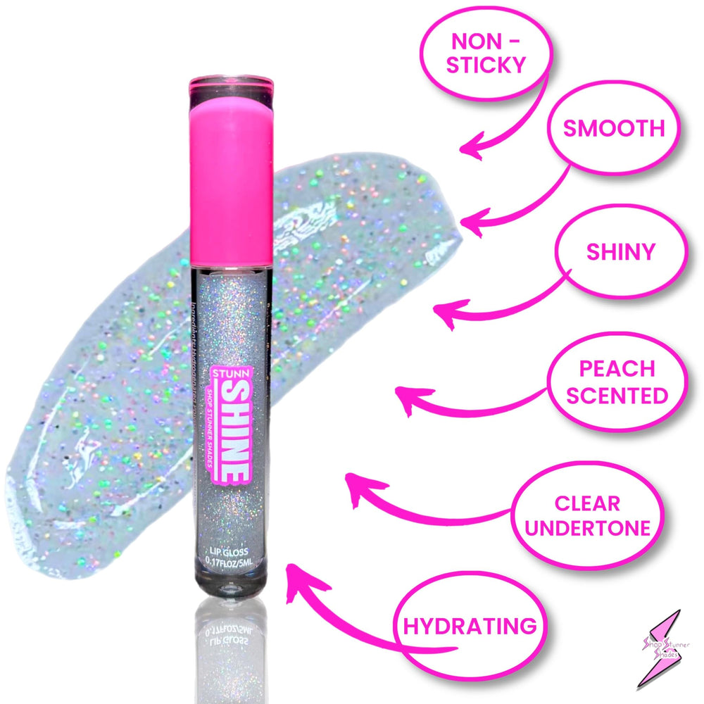 Stunn Shine enriquecido con aceite de coco para labios suaves.