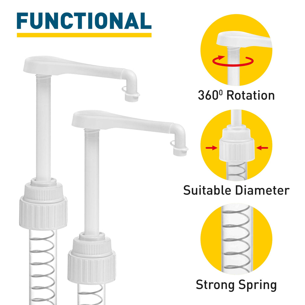 Shopperals easy-cut tube shows adjustable fit for different bucket sizes.