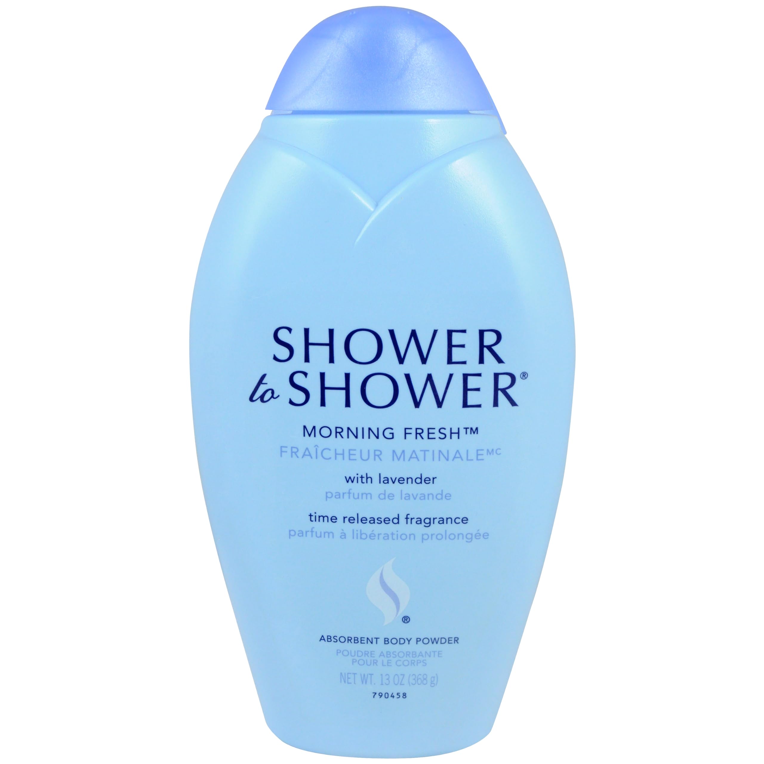 Shower To Shower 4-pack talc-free powder tubs highlights convenient all-day protection