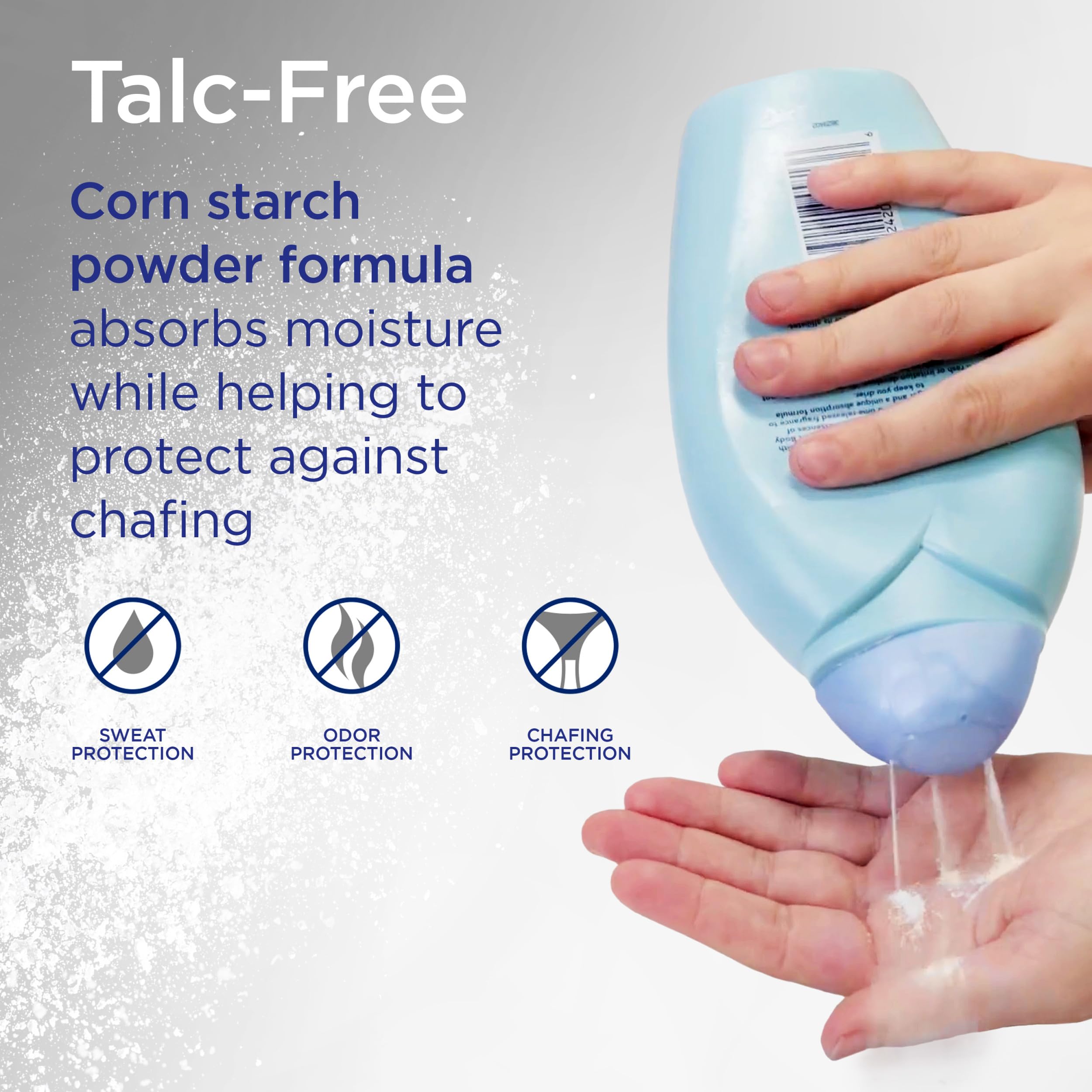 Shower To Shower polvo lavanda absorbe sudor para todo el día