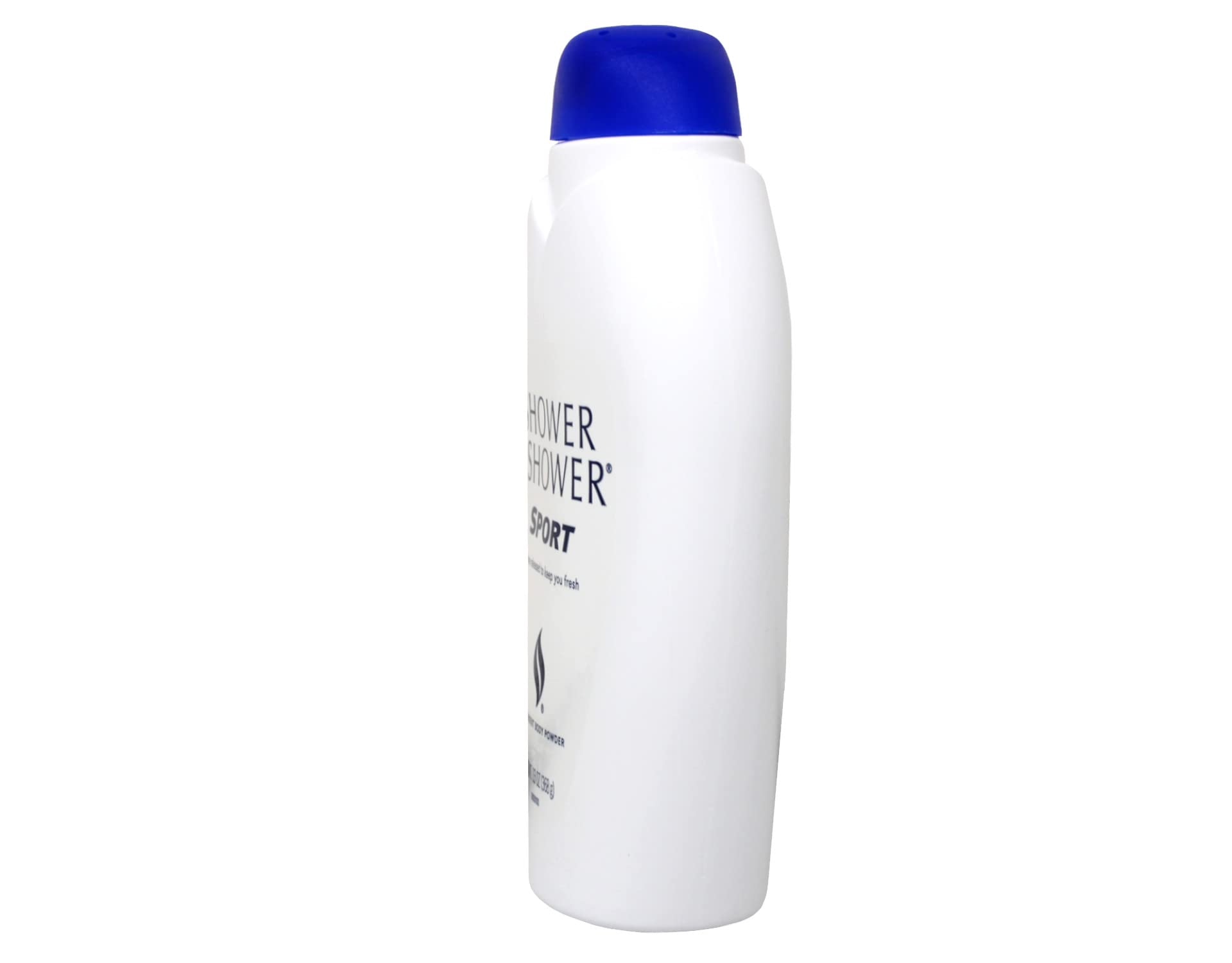 Shower To Shower botella sport en escena, fragancia limpia para uso diario.
