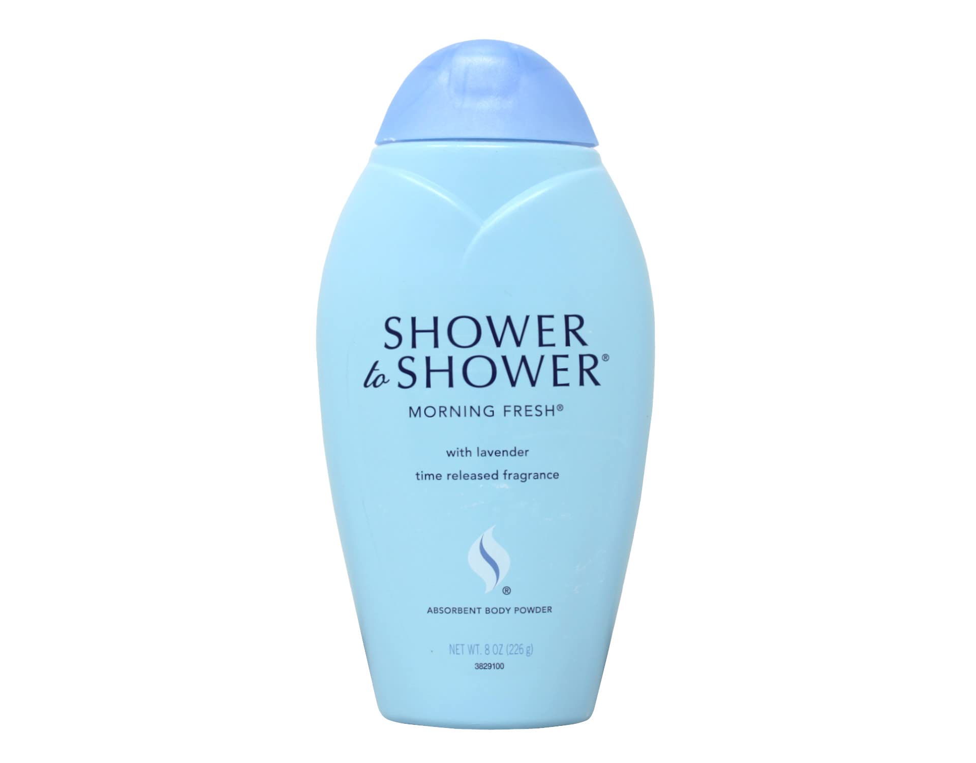 Shower To Shower essences lavender juniper amber highlight the scent blend.