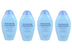 Shower To Shower Morning Fresh Lavender bottle showcases talc-free formula for all-day dryness