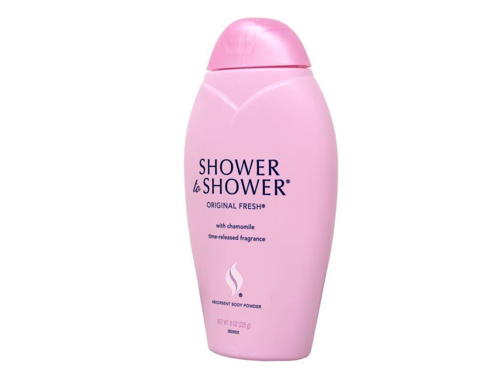 Shower To Shower envase abierto: fácil medir