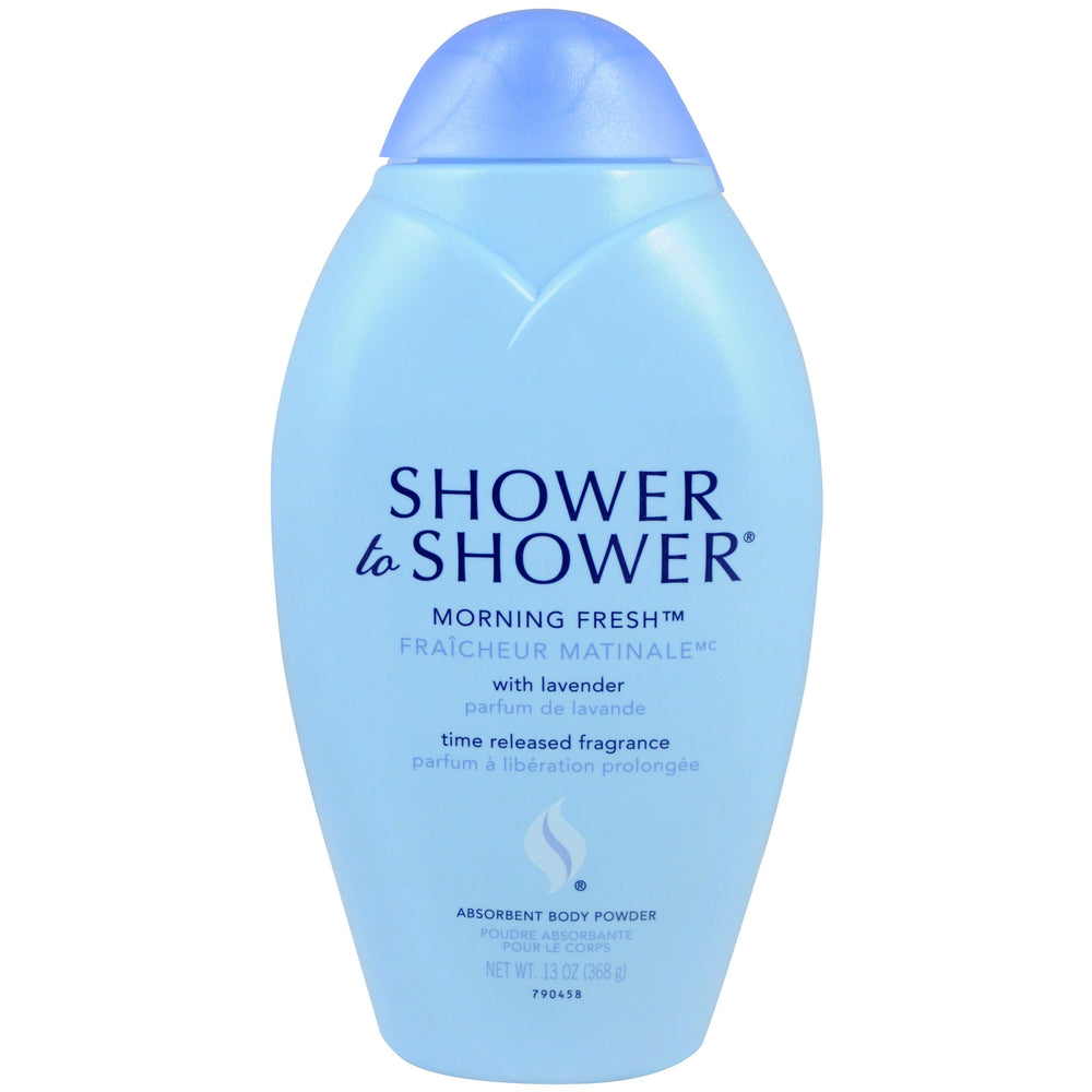 Shower To Shower polvo corporal matutino lavanda, fresca y duradera