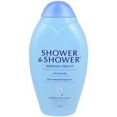 Shower To Shower polvo corporal matutino lavanda, fresca y duradera