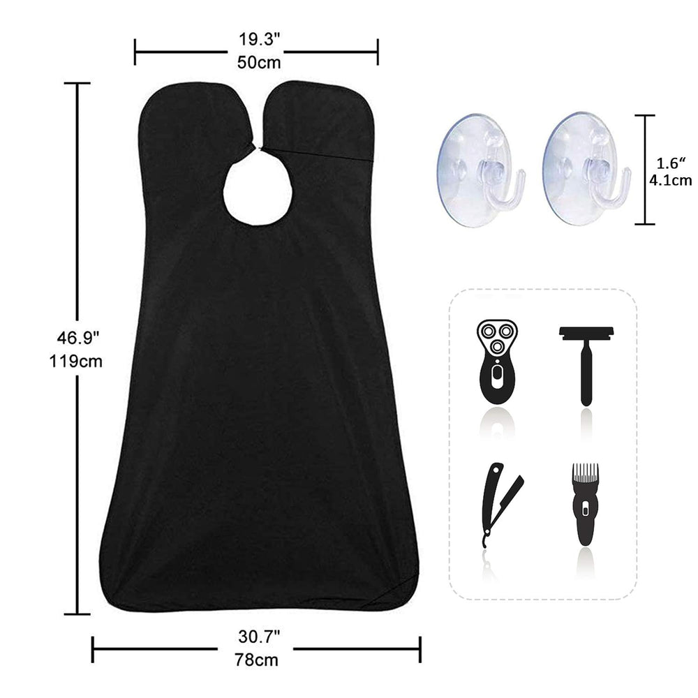 Showvigor hair catcher close-up demonstrates waterproof nylon surface catching stray hairs.