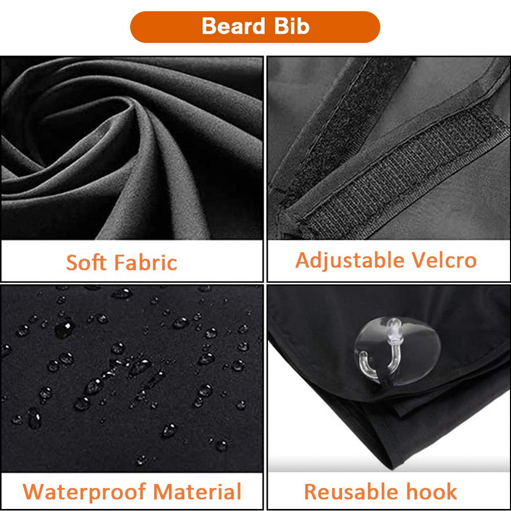 Showvigor waterproof nylon material safeguards skin and clothing during grooming sessions.