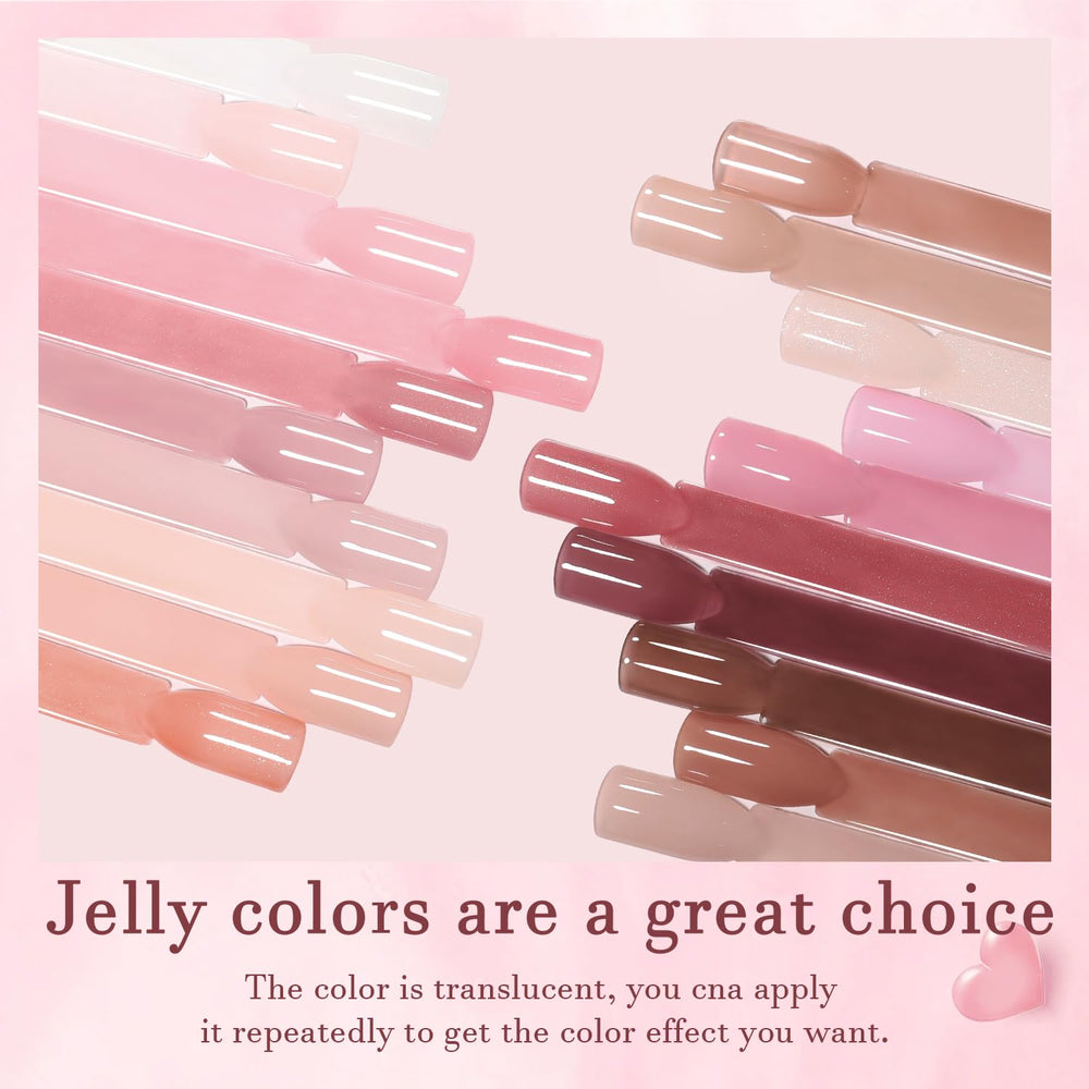SHOYUM Jelly Nude At-Home Manicure Kit for salon-like results