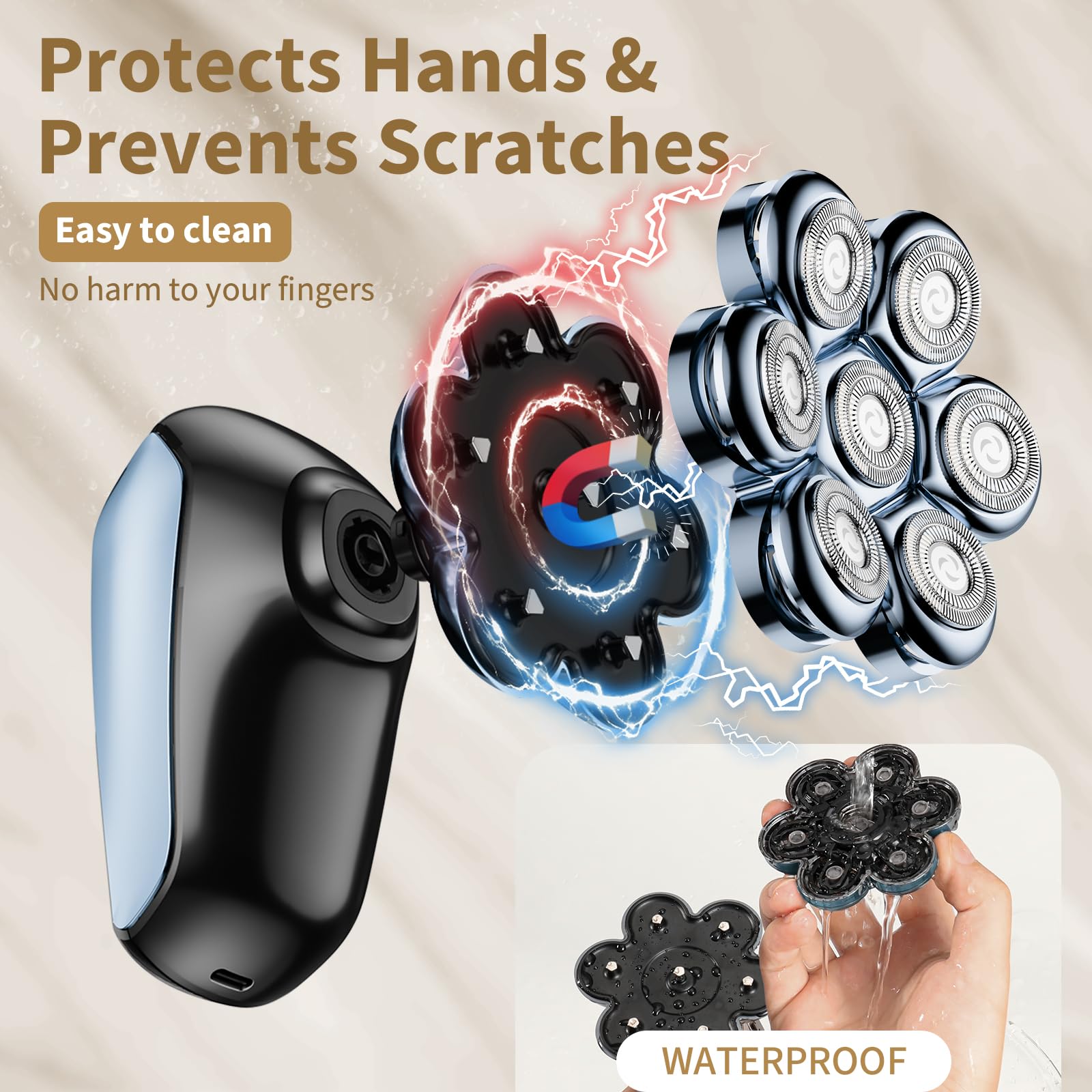SHPAVVER 7D floating rotary head delivers close, comfortable passes