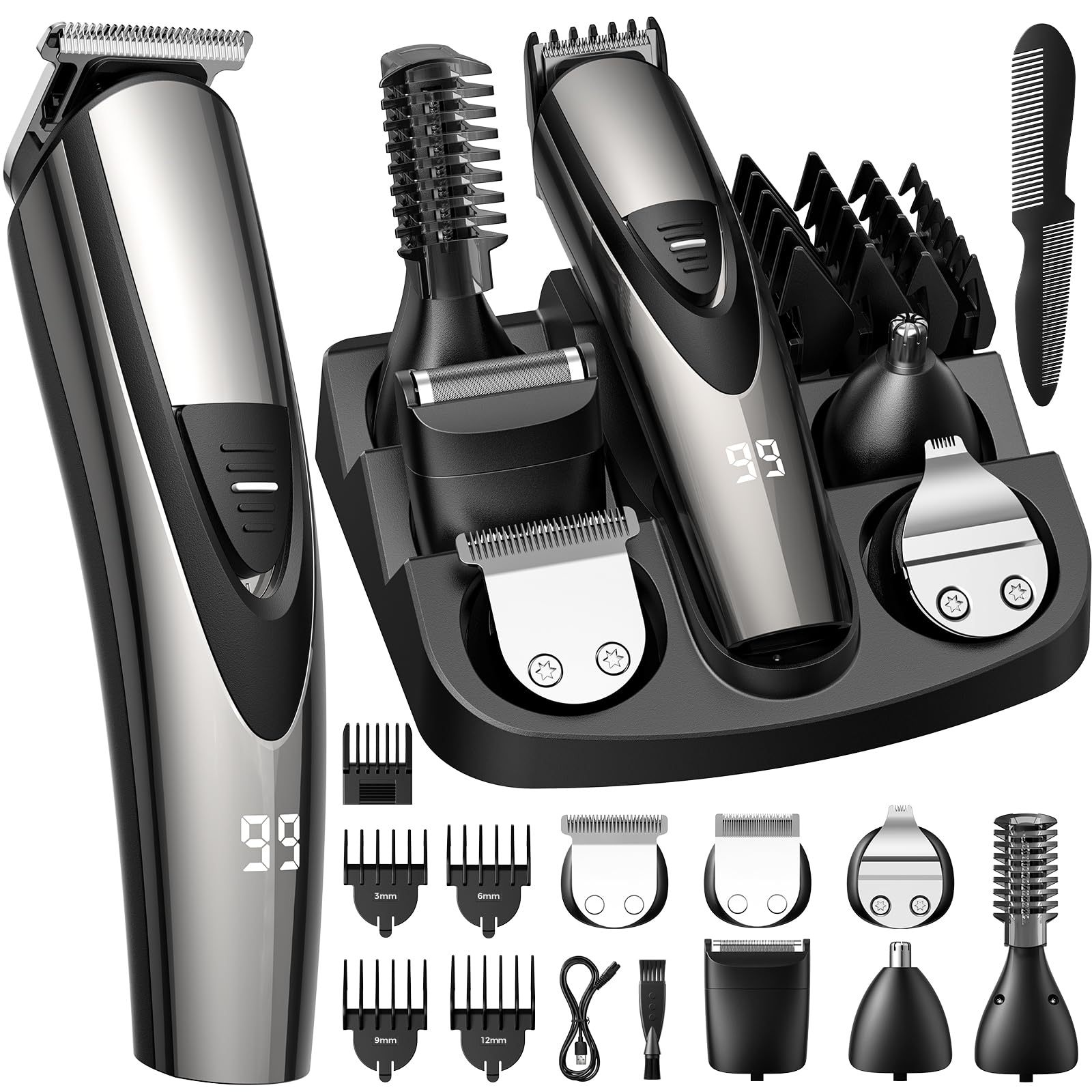 SHPAVVER beard trimmer head attachment for precise facial grooming.