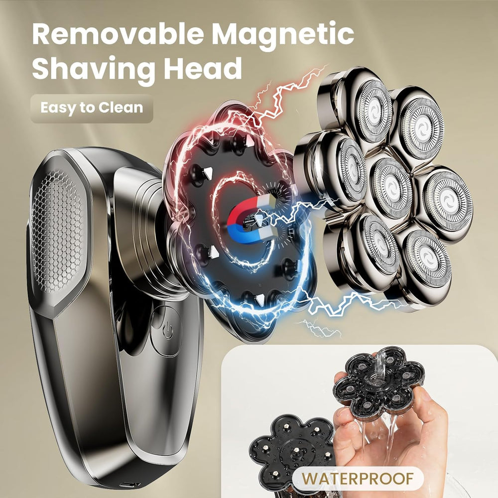 SHPAVVER detachable magnetic head enables easy cleaning and maintenance