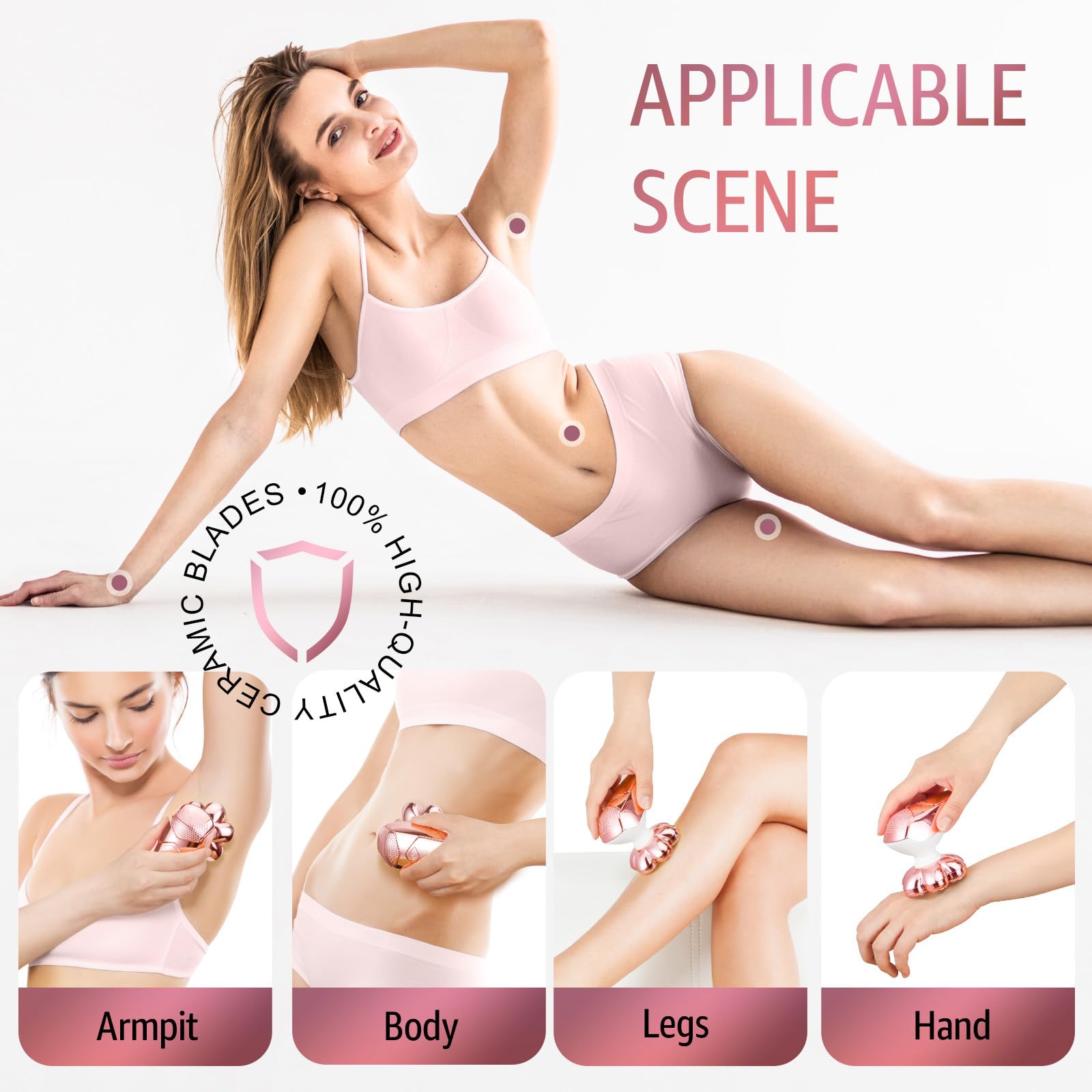 SHPAVVER ergonomic handle for comfortable grooming sessions