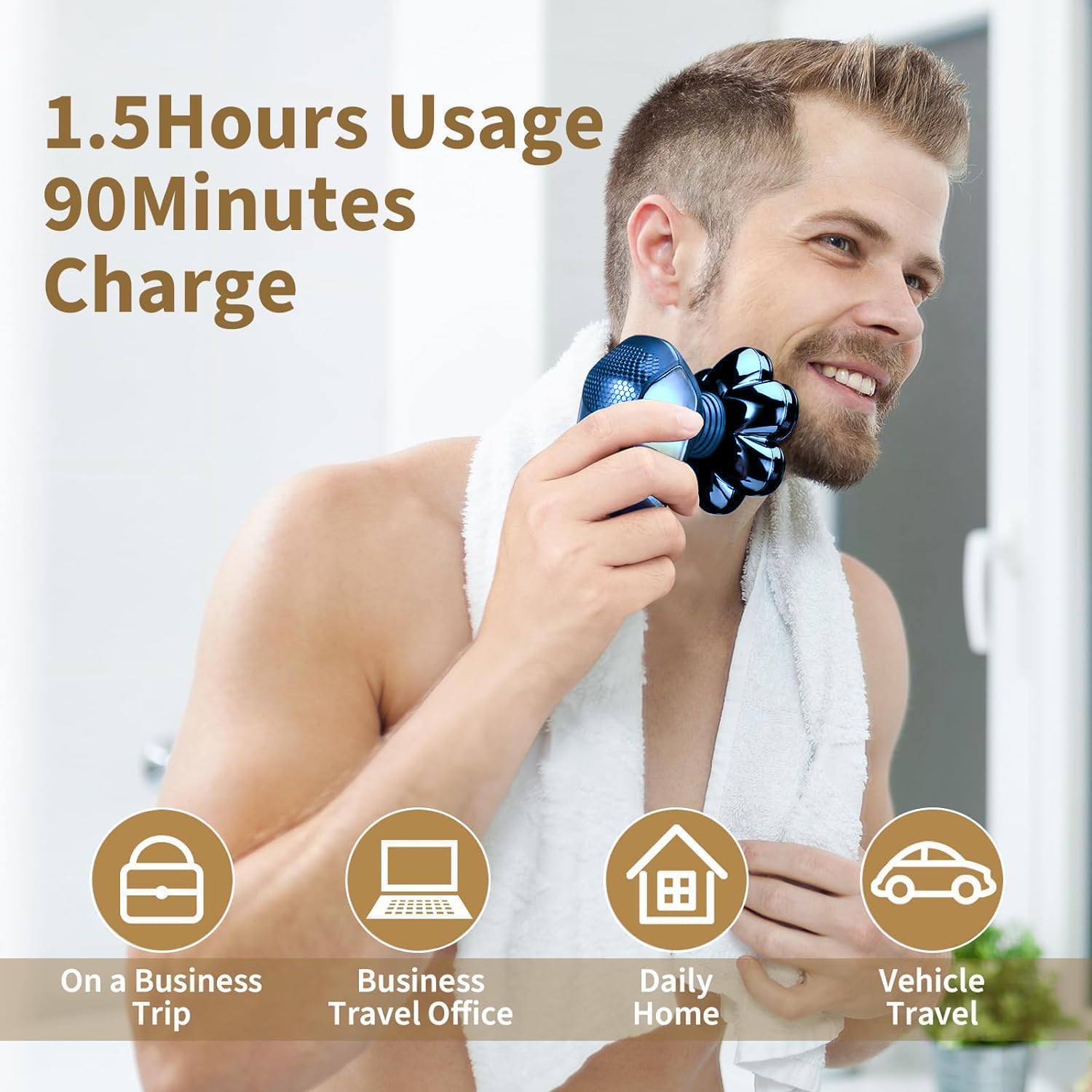 SHPAVVER shaving in the shower with foam or water