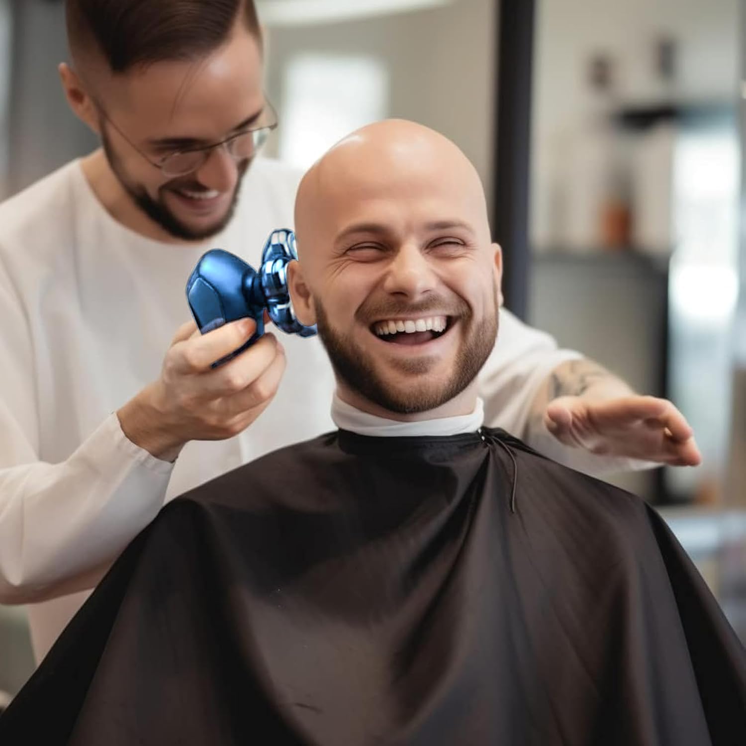 SHPAVVER precision blades for a clean bald look