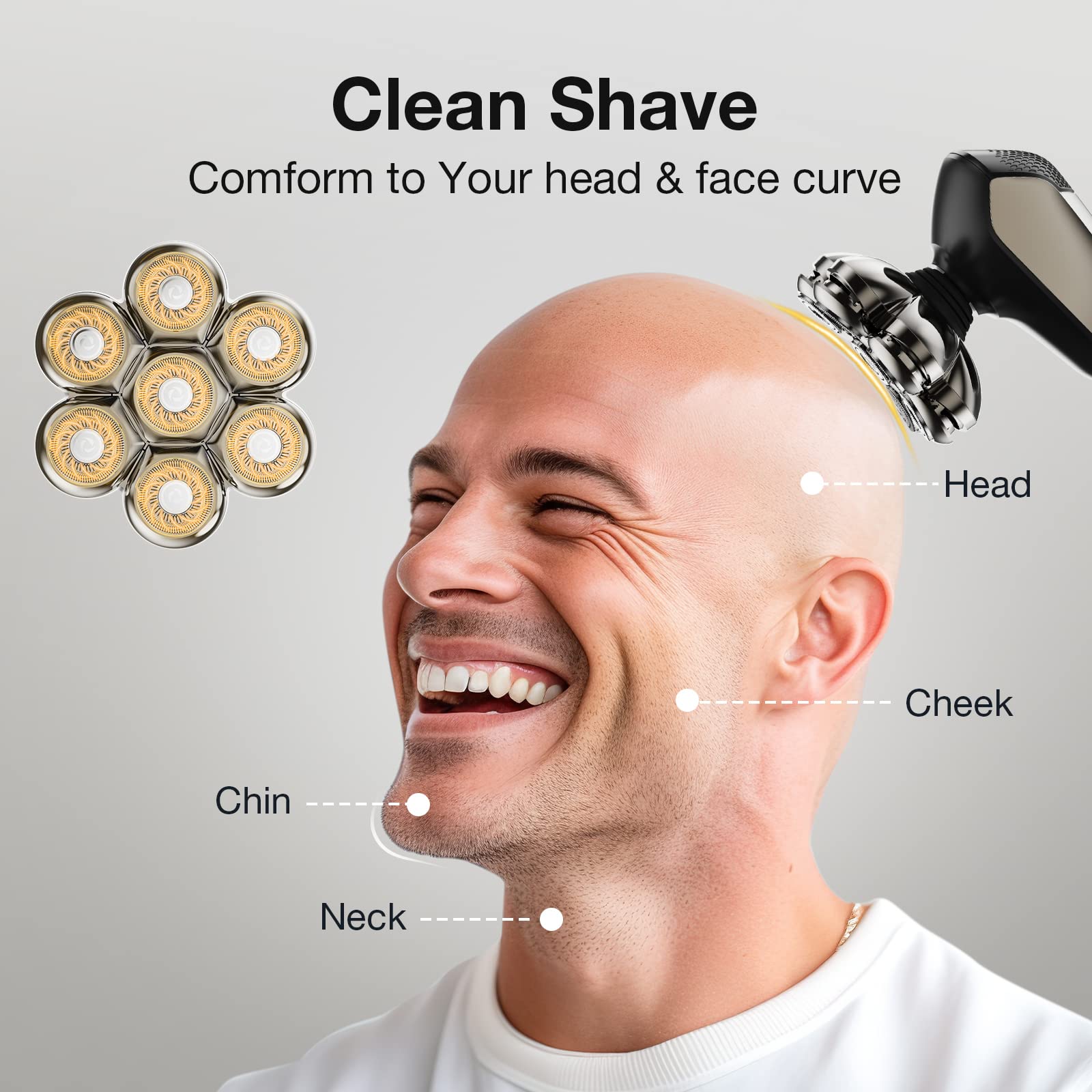 SHPAVVER stainless steel blade closeup emphasizing longevity and safety.