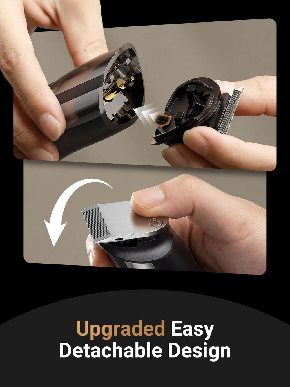 SHPAVVER two-speed motor delivers smooth trimming on thick or soft hair.