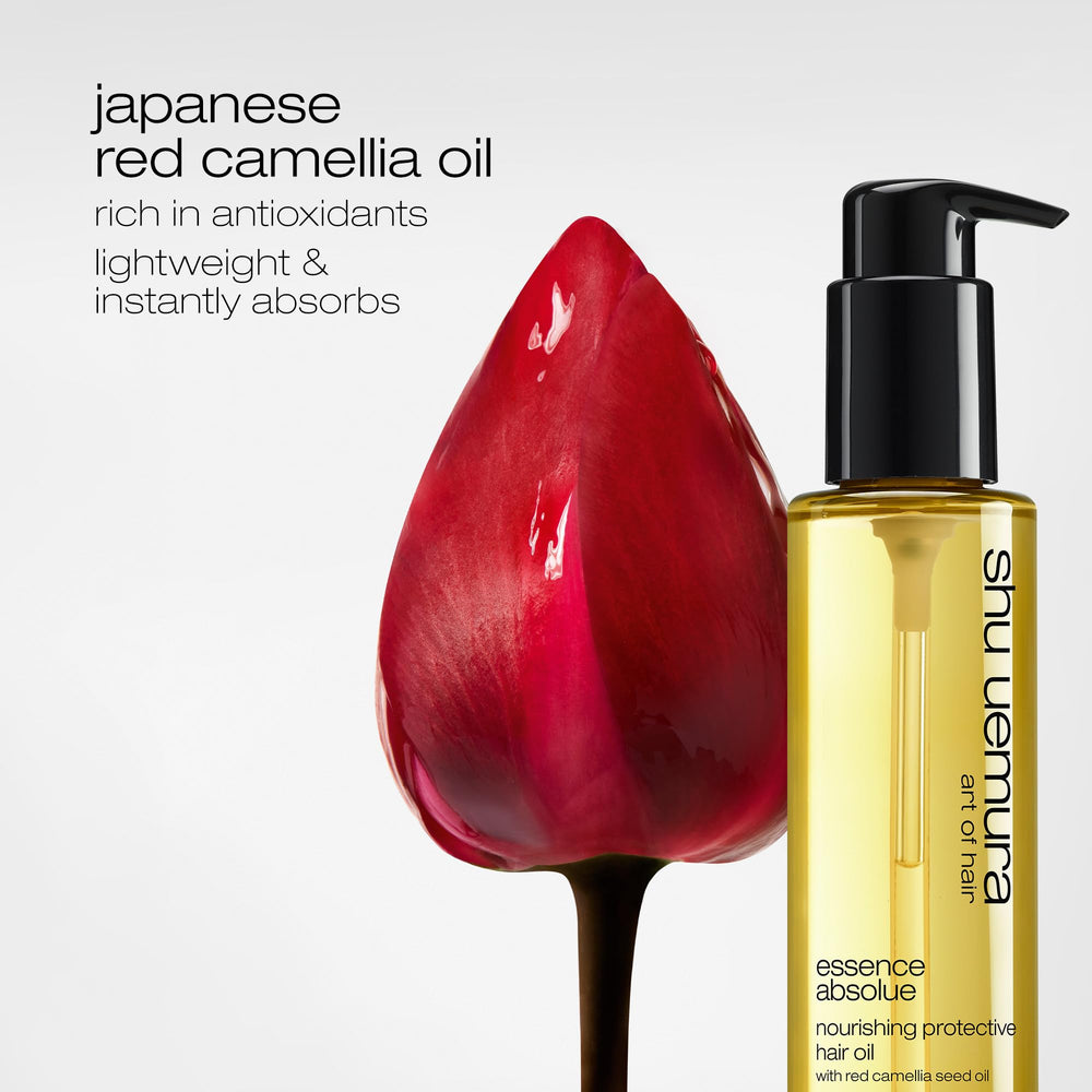 shu uemura Essence Absolue frizz control in humid conditions