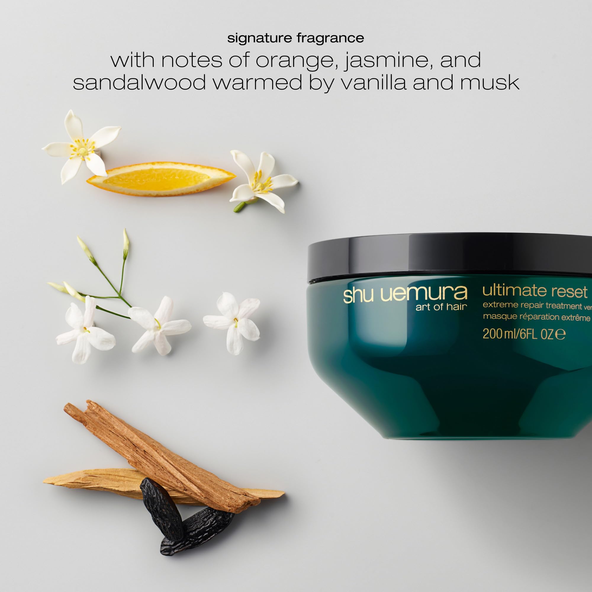 shu uemura art of hair rinse after massage.