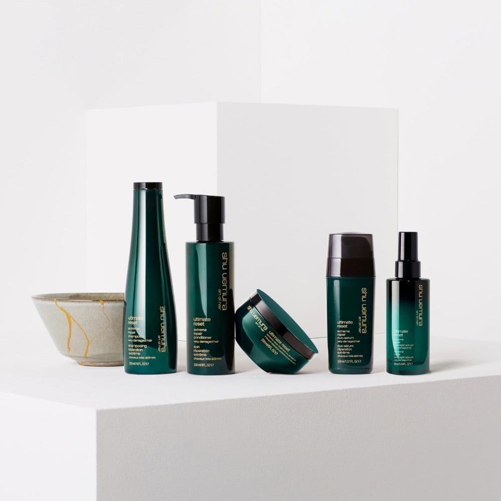 shu uemura ultimate reset application recommends leaving 5-10 minutes