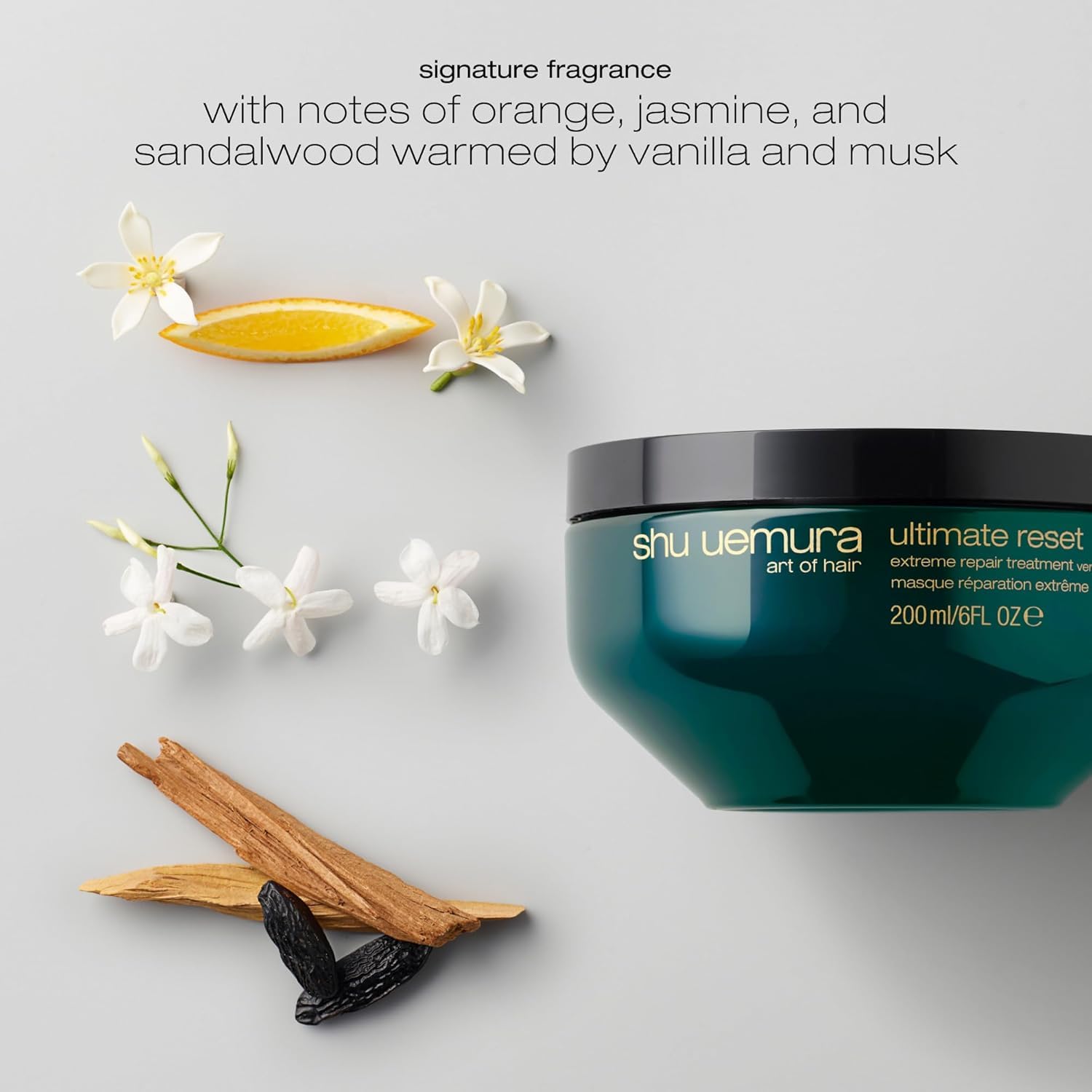 shu uemura pro-tip massage into mid-lengths for deeper absorption