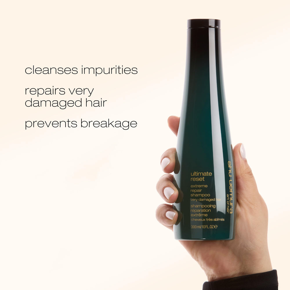 shu uemura art of hair Ultimate Reset for color-treated hair staying color-safe