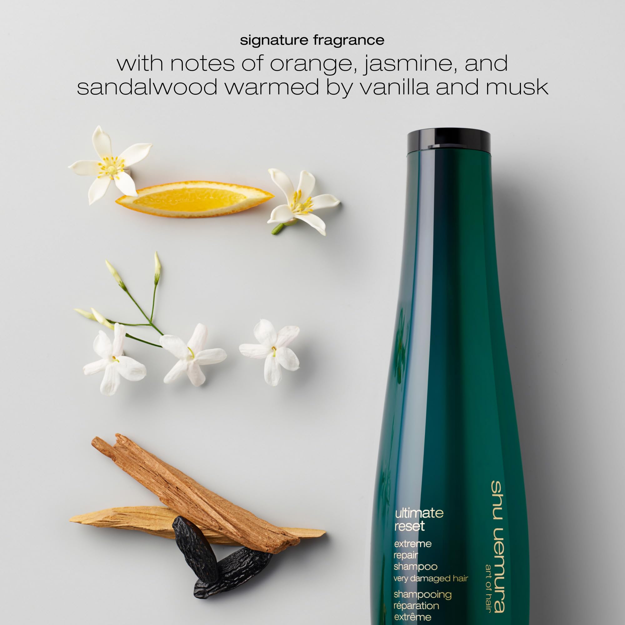 shu uemura art of hair Ultimate Reset cleansing ritual gentle, effective ends repair