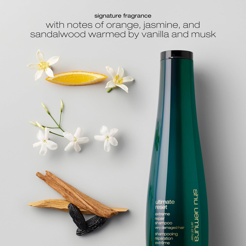 shu uemura art of hair Ultimate Reset cleansing ritual gentle, effective ends repair