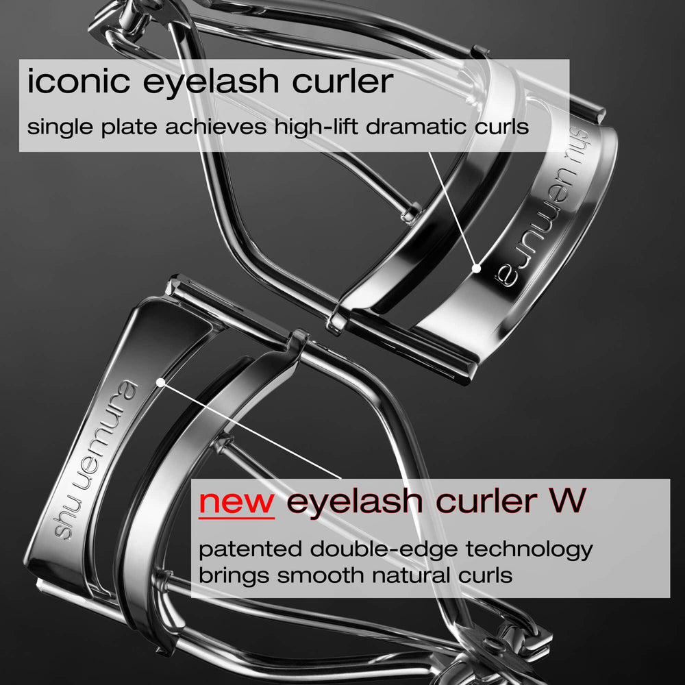 Shu Uemura lifted lashes with natural, sculpted curl