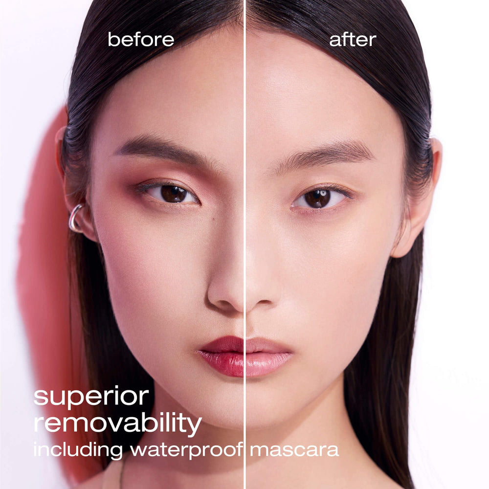 shu uemura Ultime8 Sublime Tsubaki aplicar con las manos para desmaquillar sin frotar