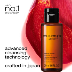 shu uemura Ultime8 Sublime Tsubaki textura sedosa para una limpieza suave