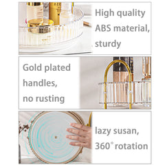 Shuang Qing 360-degree spin dresser enables quick product selection.