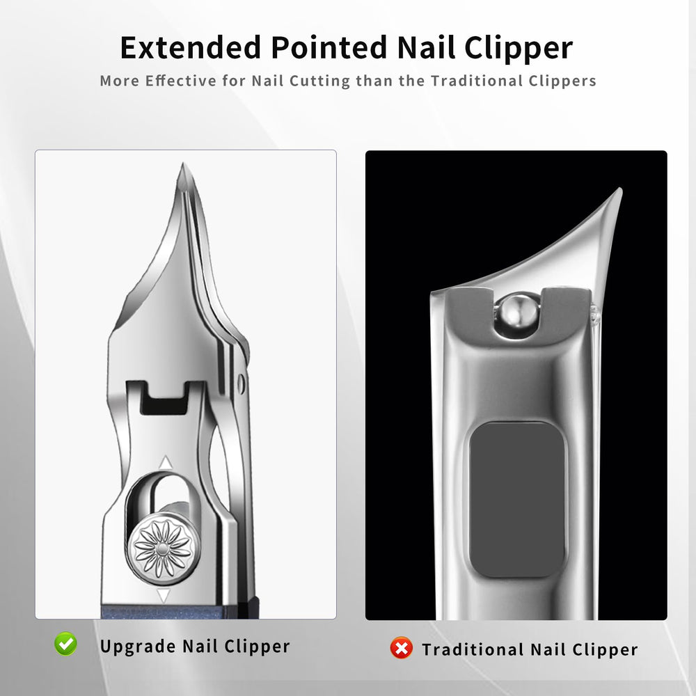 ShuangZ.X curved jaw reaches deep into the nail groove.