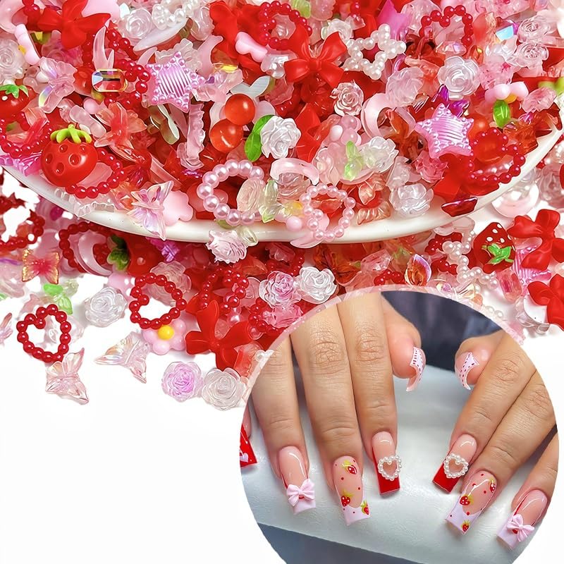 SHUXILIN detalles en resina para uñas y manualidades creativas.