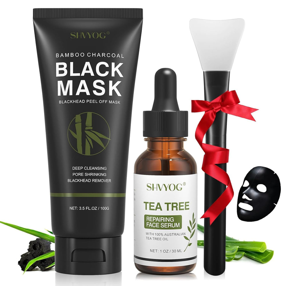 SHVYOG mascarilla negra desprendible para limpieza profunda de poros y eliminación de impurezas