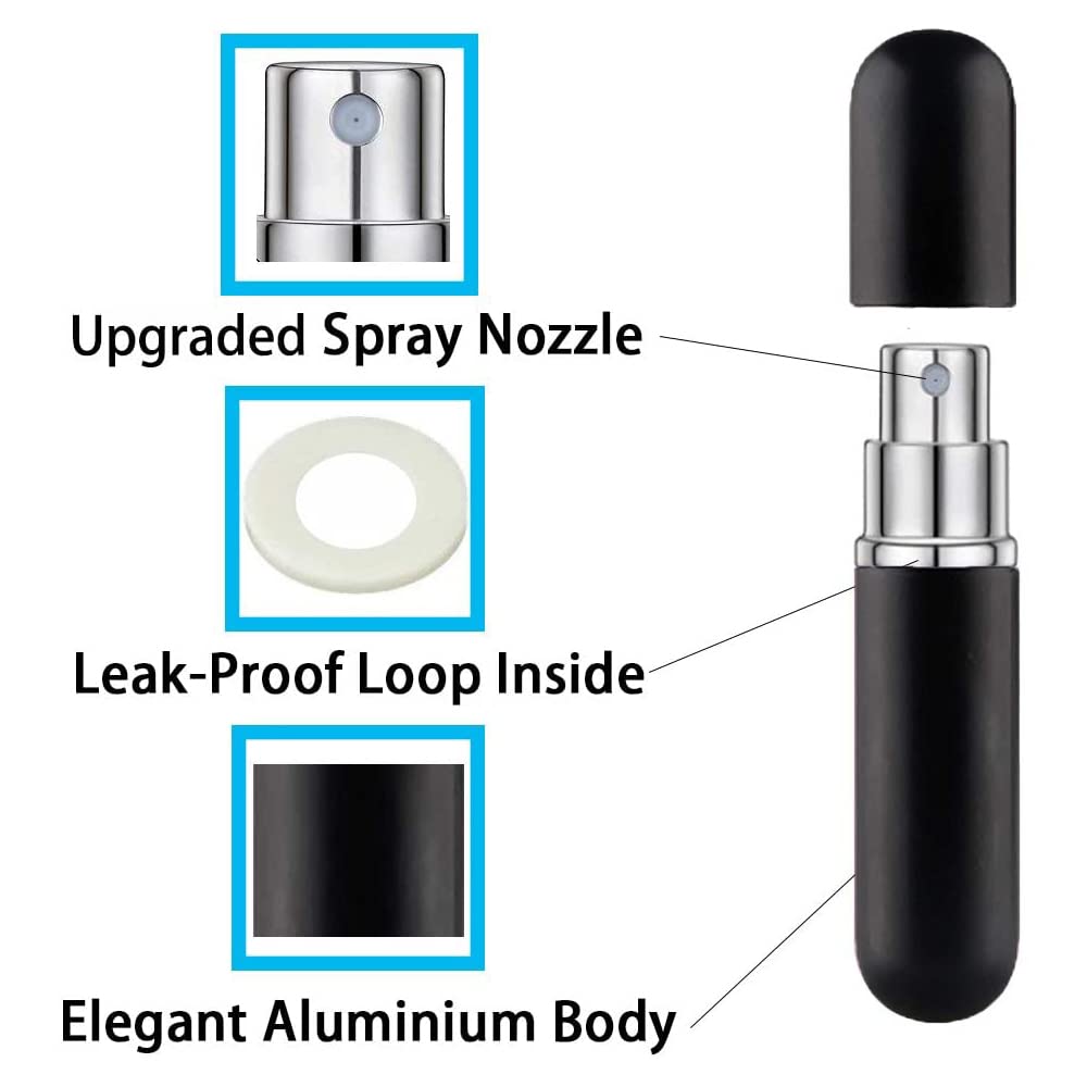 SHxxyljh leakproof design supports refillable use and mess-free travel.