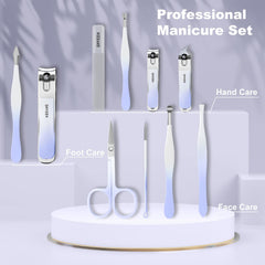 SHYEEH high-carbon steel nail clippers offer durability and sharpness for clean cuts.