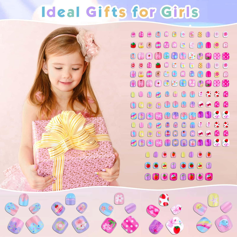 Shynek estuche de 168 uñas: variedad para combinar estilos.