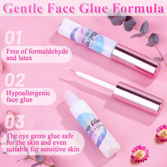 Shynek dry-clear finish with precision brush keeps tiny gems in place