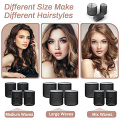 Shynek large roller (4.4 cm) adds lift and bounce to curls.