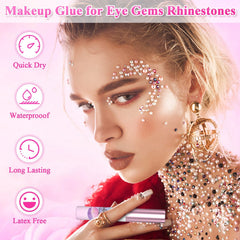 Shynek latex-free makeup glue packaging highlights skin-friendly hold