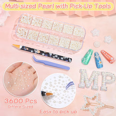Shynek perlas para uñas, diseños brillantes para manicuras creativas.