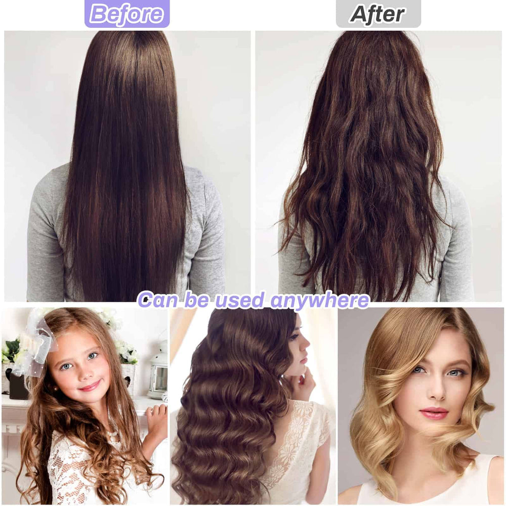 Shynek pin curls secured with clips show quick, reliable grip