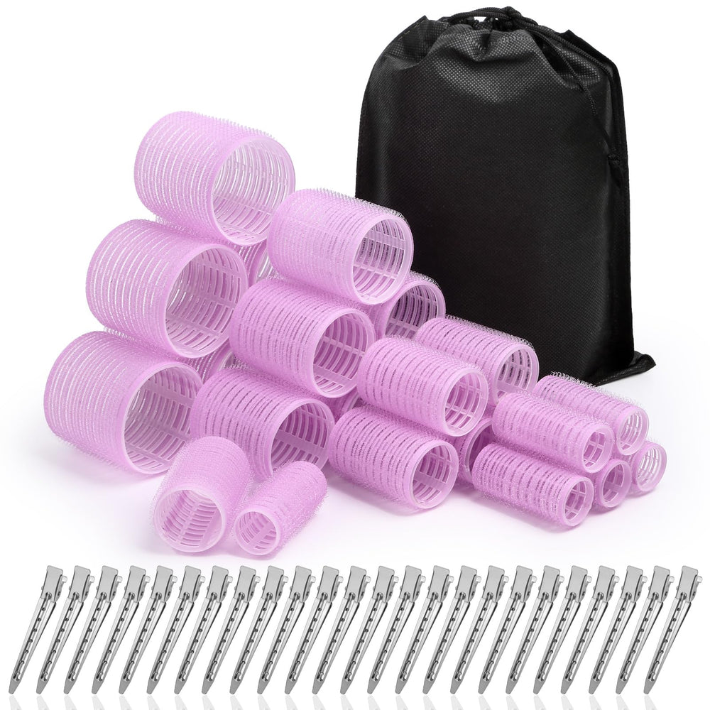 Shynek 48-piece roller set with clips for versatile home styling