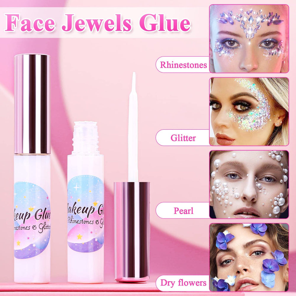 Shynek waterproof glue secures eye jewels through sweat and water