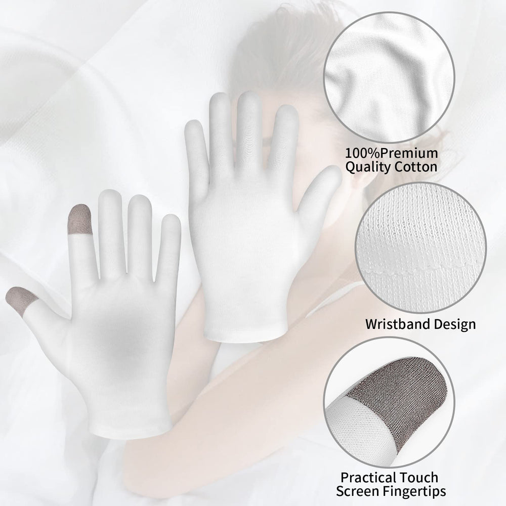 Guantes Sibba material algodón suave: tela transpirable para uso diario.
