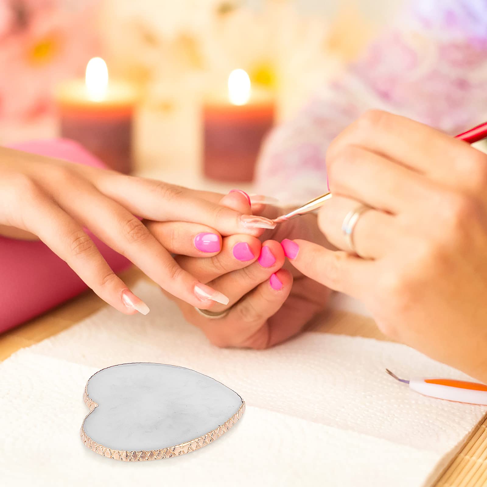 Sibba paleta de resina, usos amplios para uñas, sombras y pinturas.