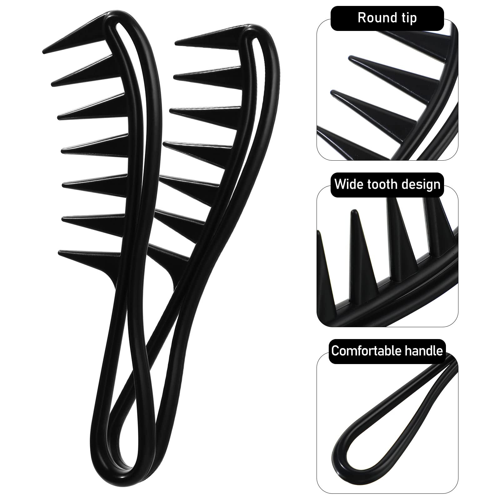 Sieral barber tools with double-sided tail aid precise sectioning