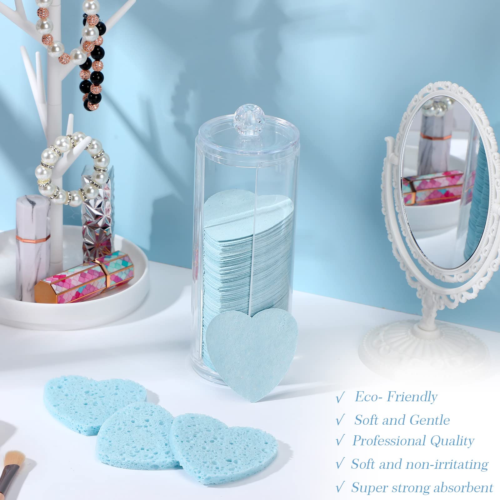 Sieral light blue packaging adds a calming skincare touch.