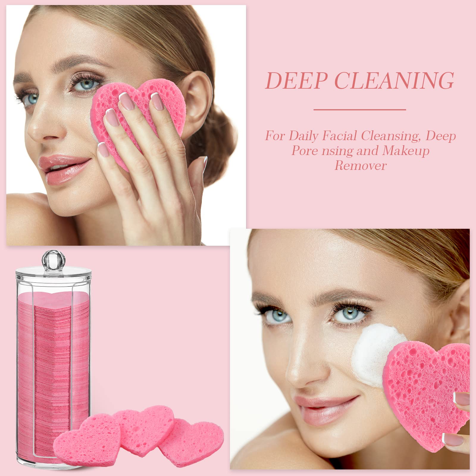 Sieral makeup removal sponges provide gentle exfoliation.